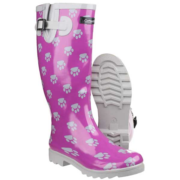 Dog Paw GripStep Rain Boots