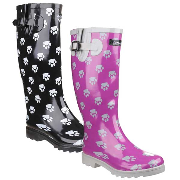 Dog Paw GripStep Rain Boots