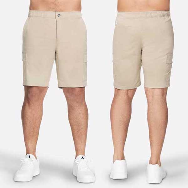 Downtown Stretch Cargo Shorts with Side Pockets