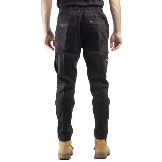 Dynamic Trousers with Elastic Waist and Tool Storage