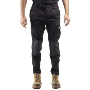 Dynamic Trousers with Elastic Waist and Tool Storage