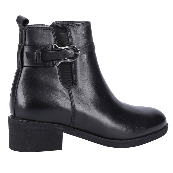 Emily Chic Leather Buckle Strap Boots