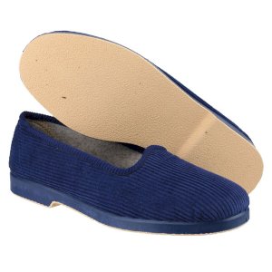 Eva Corduroy Slip-On Winter Slippers for Women