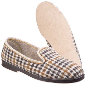 Everett House Shoe in Check