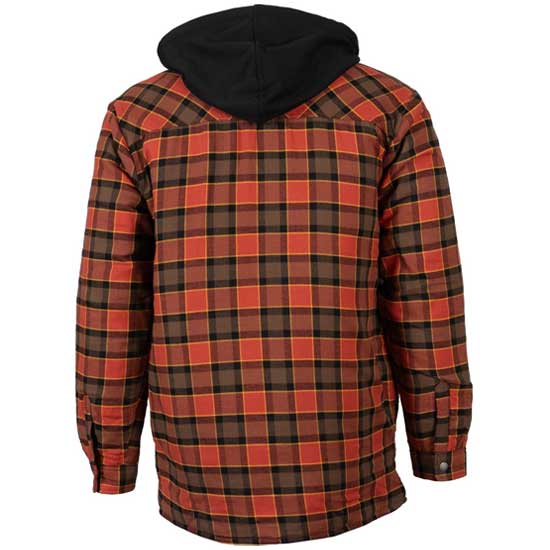 Fleece Hooded Shirt Jacket for Cold Weather Work