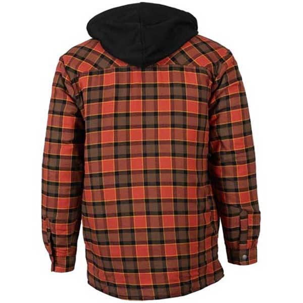Fleece Hooded Shirt Jacket for Cold Weather Work
