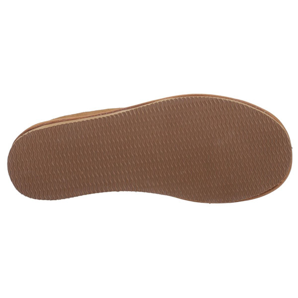 Foxmoor Suede Upper Slippers with Embroidery