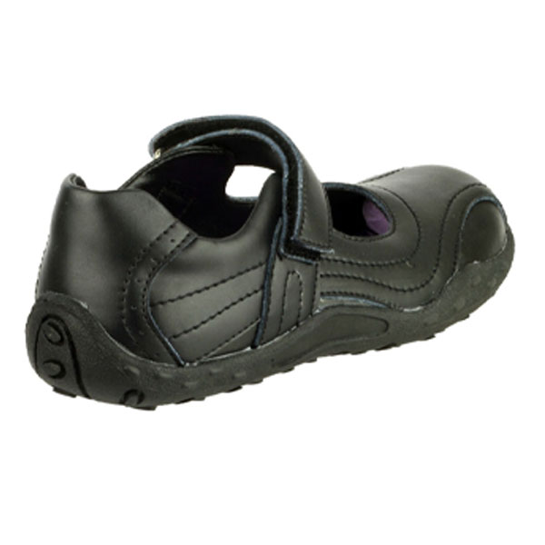 Freya Leather Look School Shoe