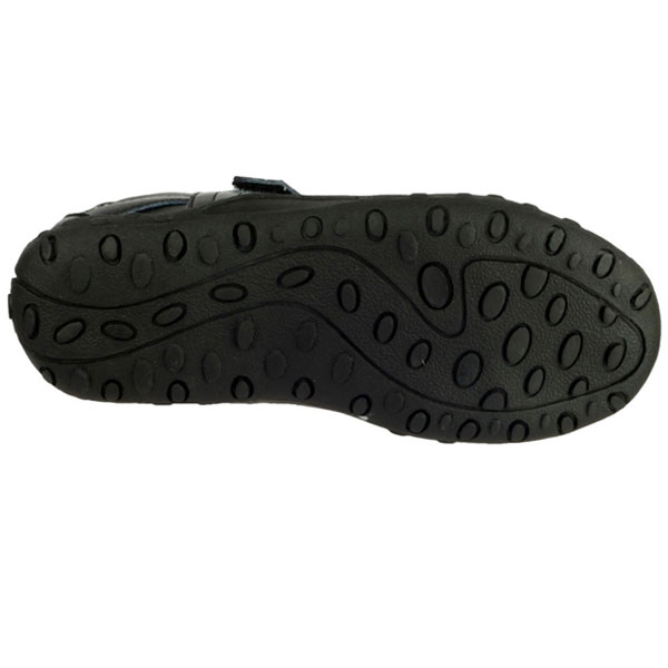 Freya Leather Look School Shoe
