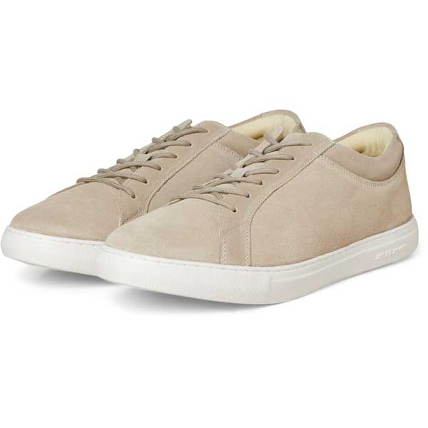 Suede Trainers with Rubber Grip Sole