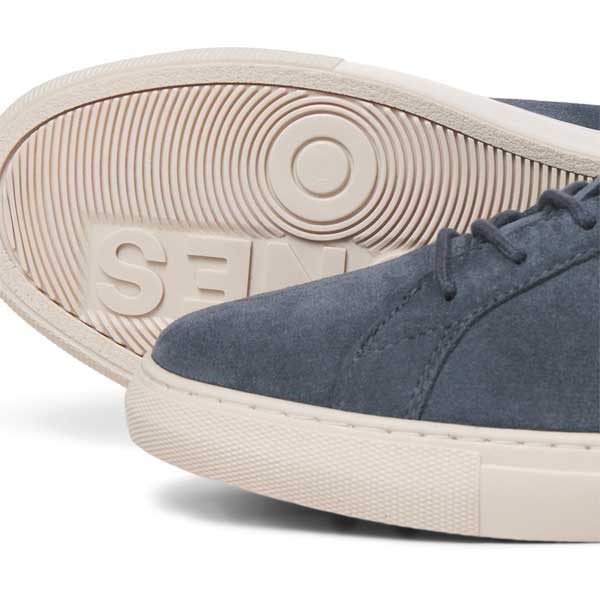 Suede Trainers with Rubber Grip Sole