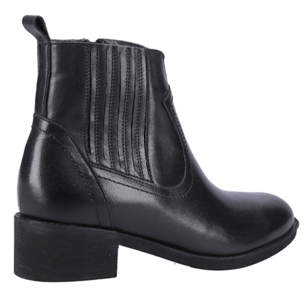 Georgie Classic Block Heel Leather Boots