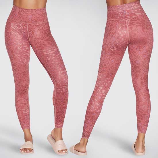 Go Sculpt Leopard Legging with Compression V-Back Waistband
