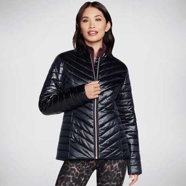 Go Shield Mock Neck Jacket with Zip Front