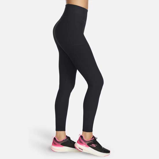 GO FLEX Rib High-Waisted Ladies Legging with Pockets