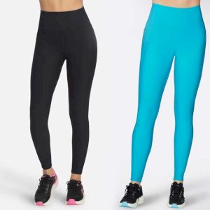 GO FLEX Rib High-Waisted Ladies Legging with Pockets
