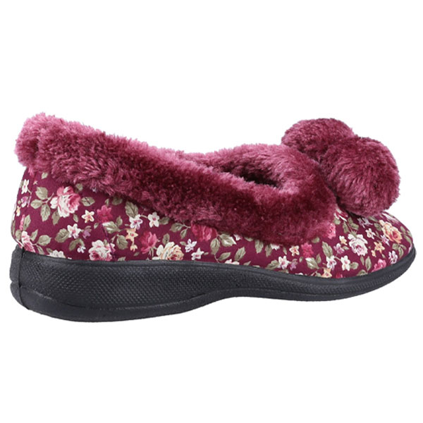 Goldfinch Lightweight Pom Trim Slippers