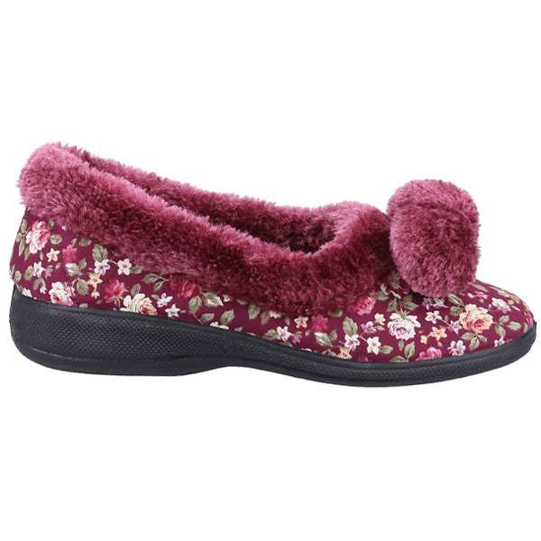 Goldfinch Lightweight Pom Trim Slippers