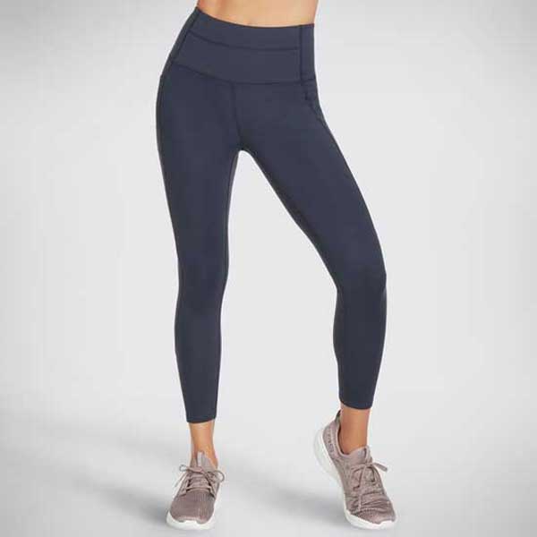 GOWALK Ladies 7/8 Legging with Compression Waist and Pockets