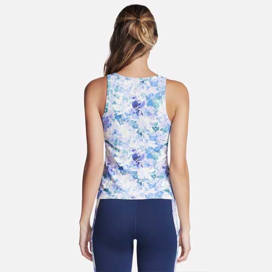 Floral Skechers Go Walk Tank with Stretch Fabric