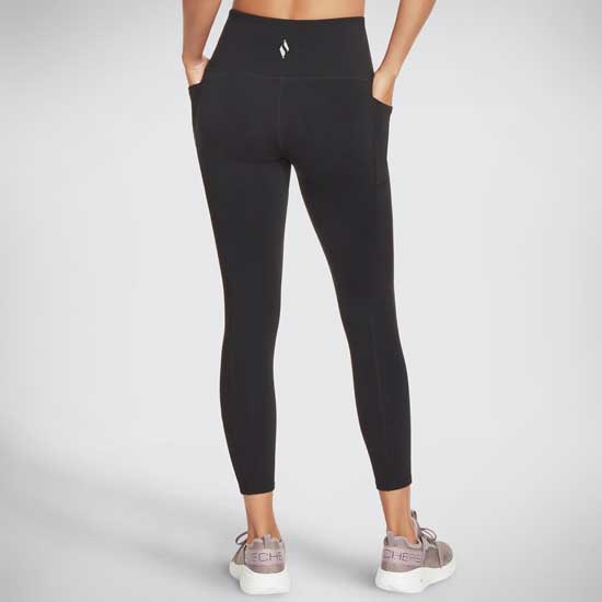 GOWALK Ladies 7/8 Legging with Compression Waist and Pockets