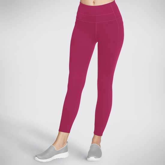 GOWALK Ladies 7/8 Legging with Compression Waist and Pockets