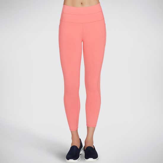 GOWALK Ladies 7/8 Legging with Compression Waist and Pockets