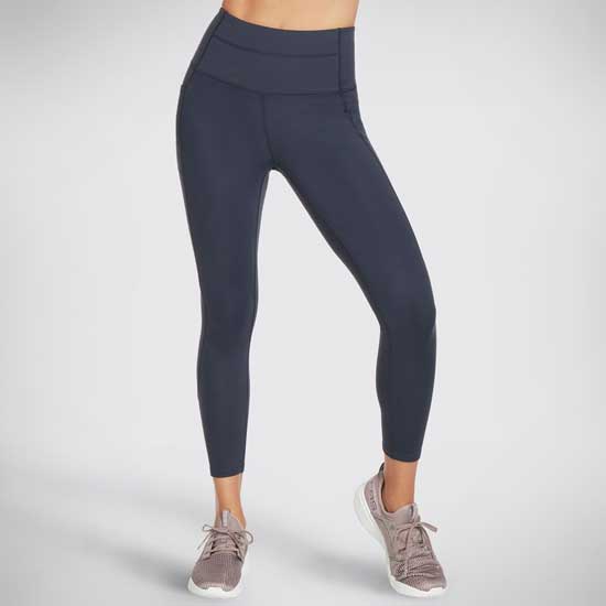 GOWALK Ladies 7/8 Legging with Compression Waist and Pockets