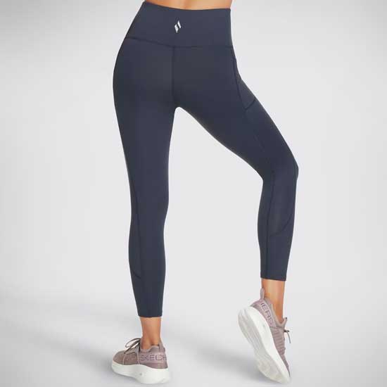 GOWALK Ladies 7/8 Legging with Compression Waist and Pockets