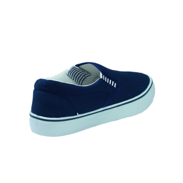 Navy Slip On Deck Shoes for Men