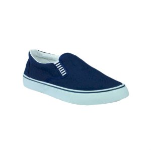 Navy Slip On Deck Shoes for Men