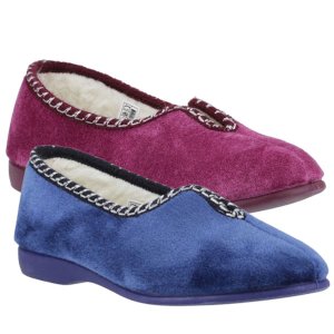 Helsinki Ladies Stretch Upper Cozy Slippers