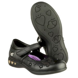 Holly Light Touch Fastening School Shoe