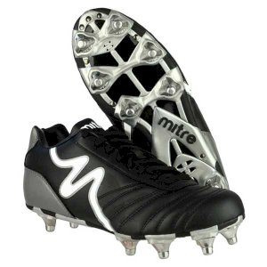 Leather Rugby Boots Compatible with Football