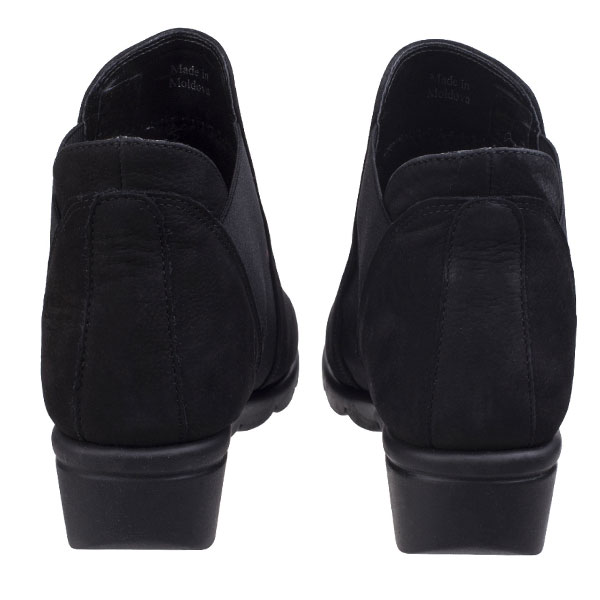 Jump Flexible Sole Black Comfort Ankle Boot