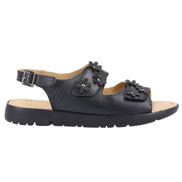 Kara Open Toe Touch Fastening Sandal