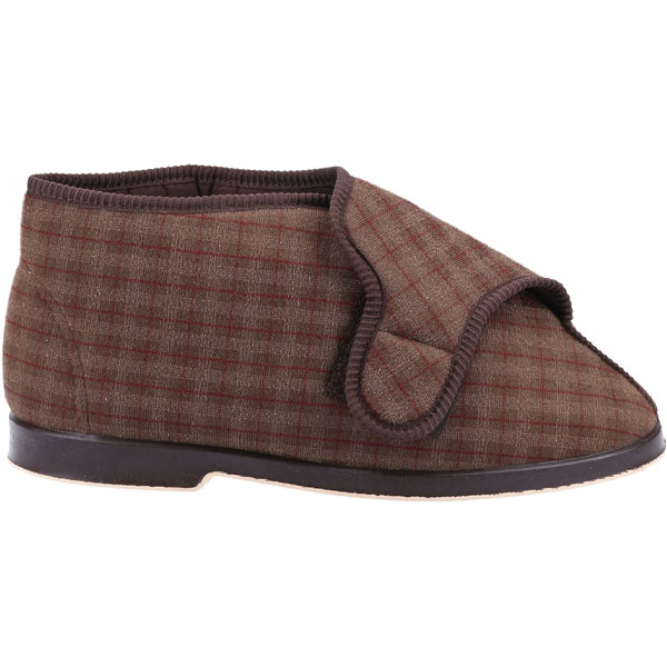Keswick Easy-Fasten Supportive Bootee Slipper