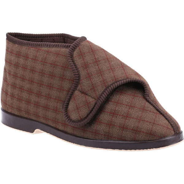 Keswick Easy-Fasten Supportive Bootee Slipper