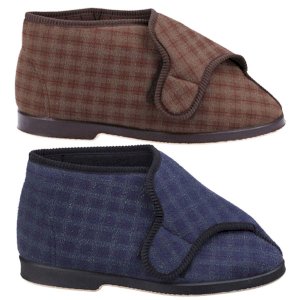 Keswick Easy-Fasten Supportive Bootee Slipper