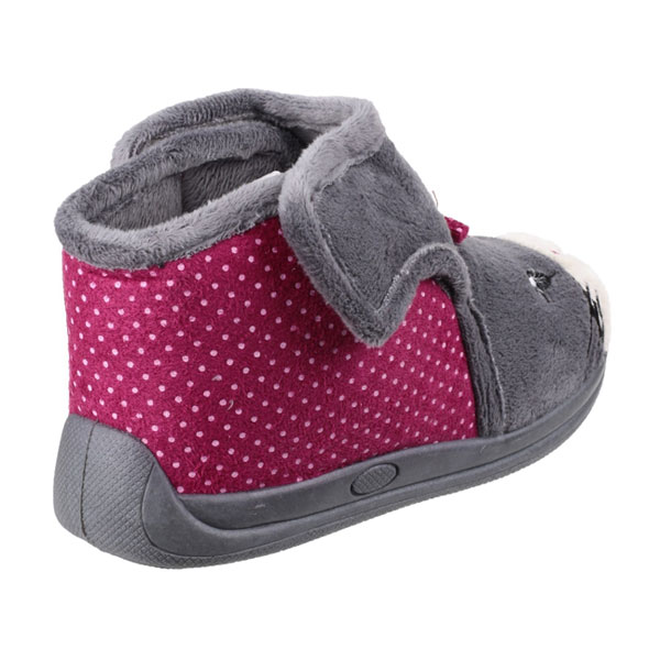 Kitty Hook & Loop House Bootie