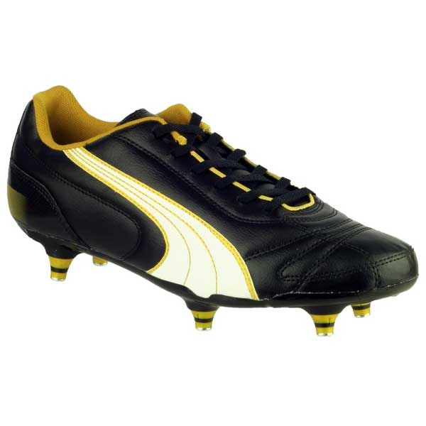 Lace-Up Football Boots with Screw-In Metal Studs