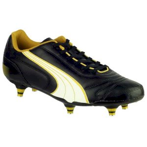 Lace-Up Football Boots with Screw-In Metal Studs