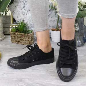  lace plimsolls & canvas pumps in Uk