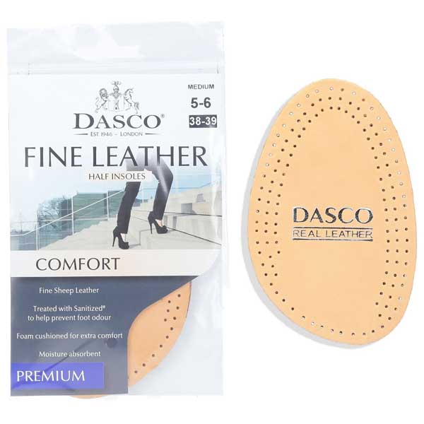 Leather Half Footbed Insoles Set Of 6