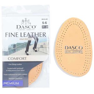 Leather Half Footbed Insoles Set Of 6