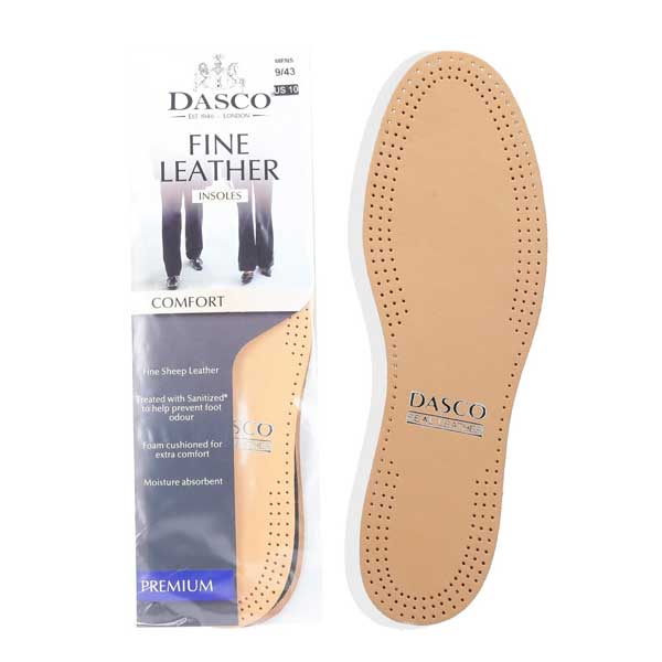 Men’s Leather Footwear Insoles 6 Pack