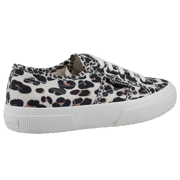Light Leopard Canvas Print Sneakers