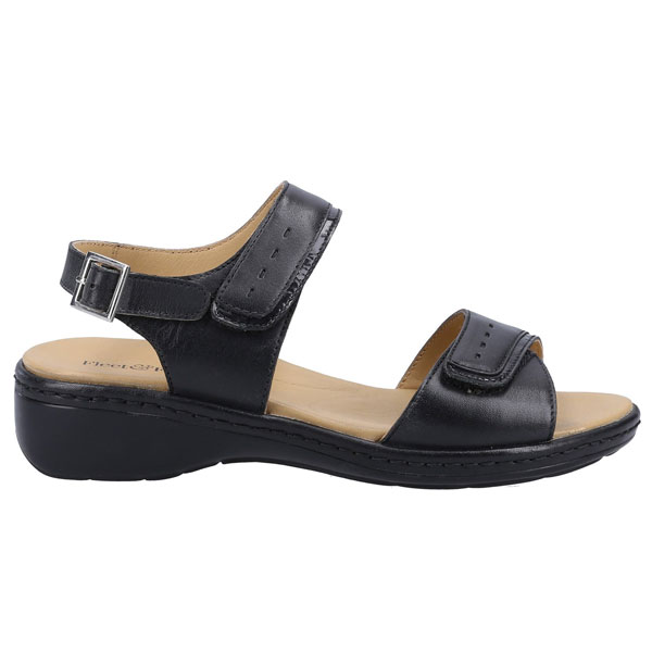 Linda Open Toe Sandal – Touch Fastening Design