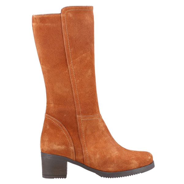 Lucy Classic Ladies Block Heel Boots