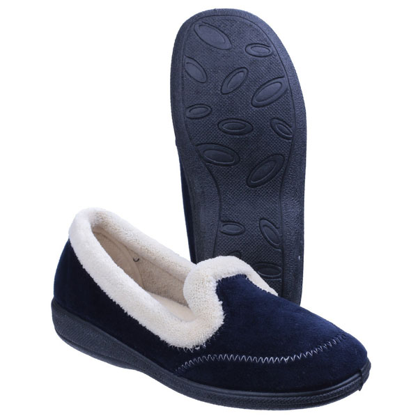 Maier Soft Velour Slip On Slippers